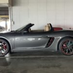 バブリング施工を行ったポルシェ718ボクスター