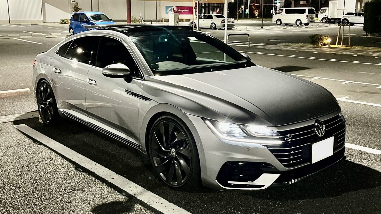 Good news: bubbling of Volkswagen Arteon has been carried out, and it took about an hour!