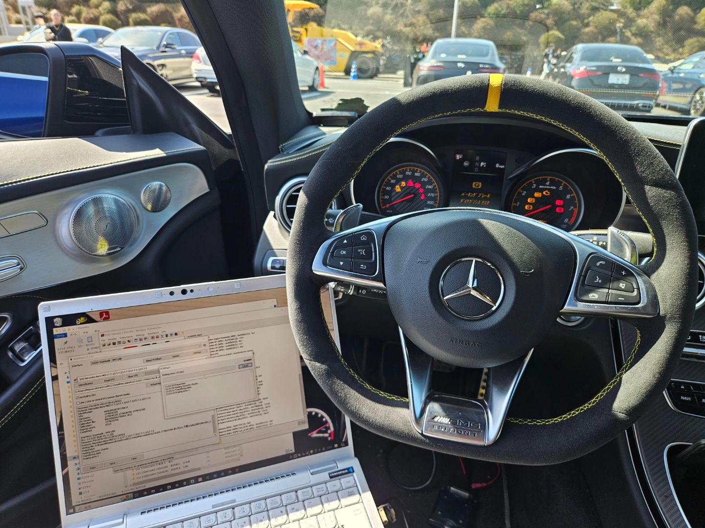 C63s AMG Edition1の施工車両（外観）