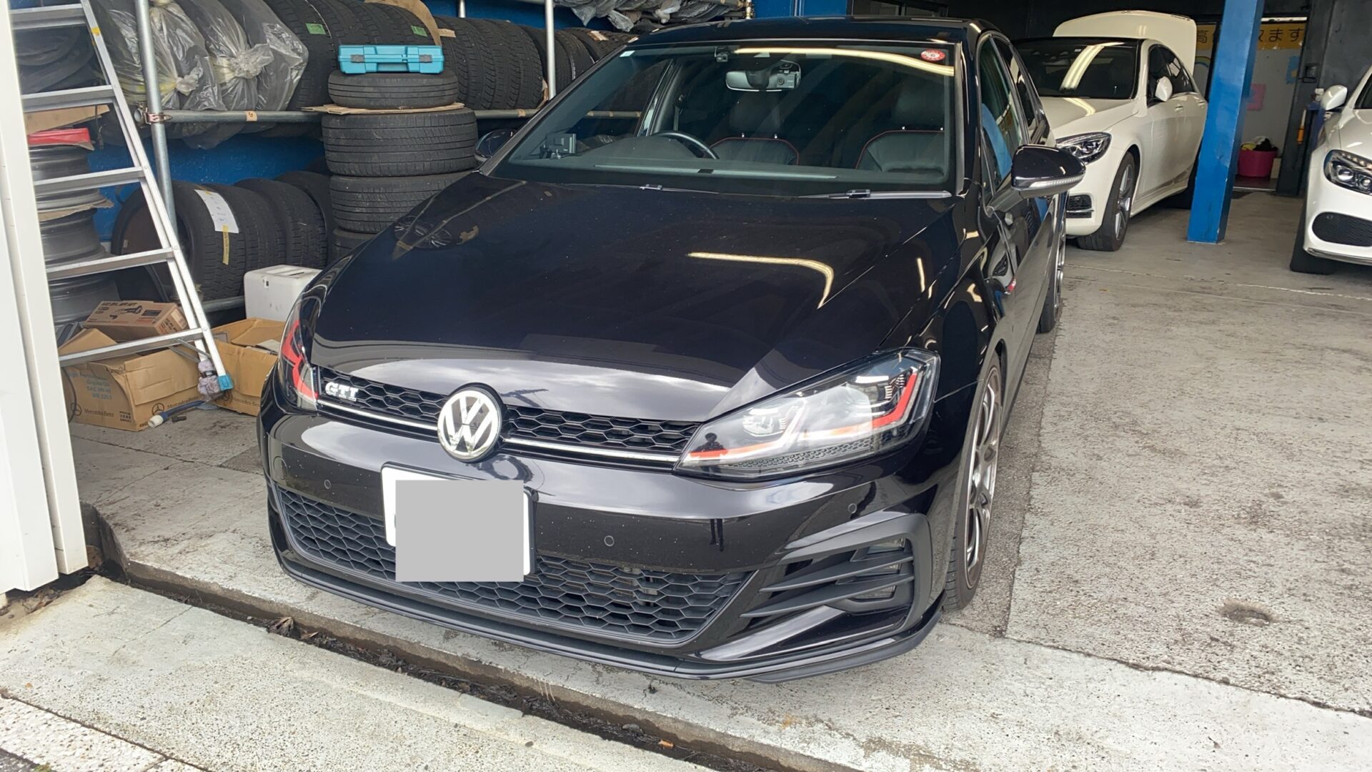 Volkswagen Golf7 GTI 80 hp increase ECU tuning + bubbling installation at 'ys Auto Chiba (mbFAST Tuning FC member shop)'.