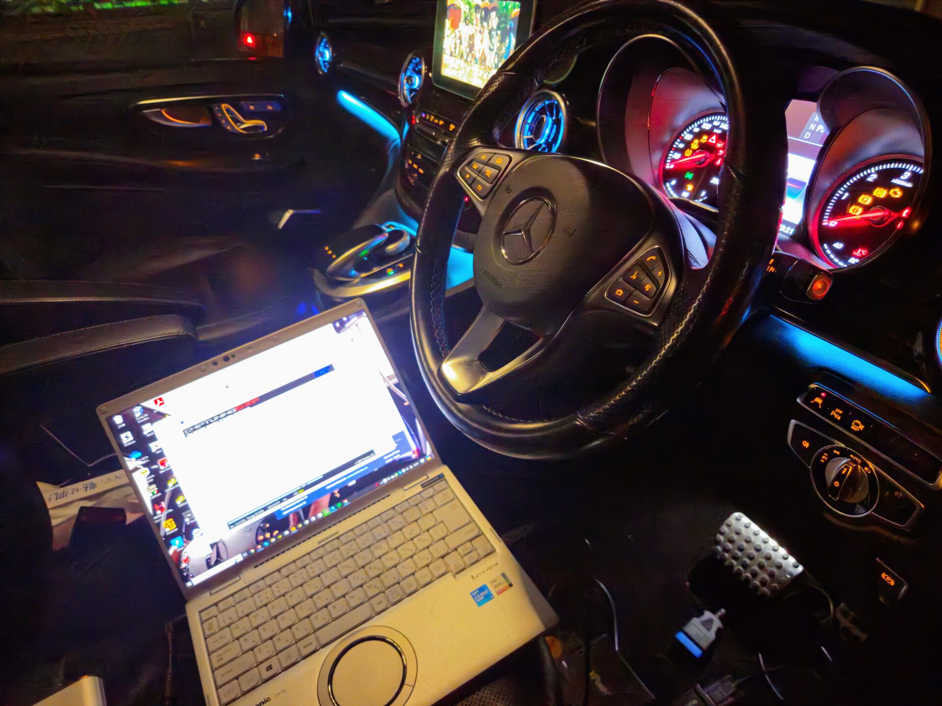 20240629_232122-1 – mbFAST Tuning メルセデスベンツVクラスV220dのOBDポートからのデータ読み込み作業