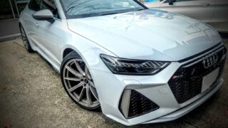 mbFAST TuningがECUチューニングとバブリング施工したアウディ RS7 C8