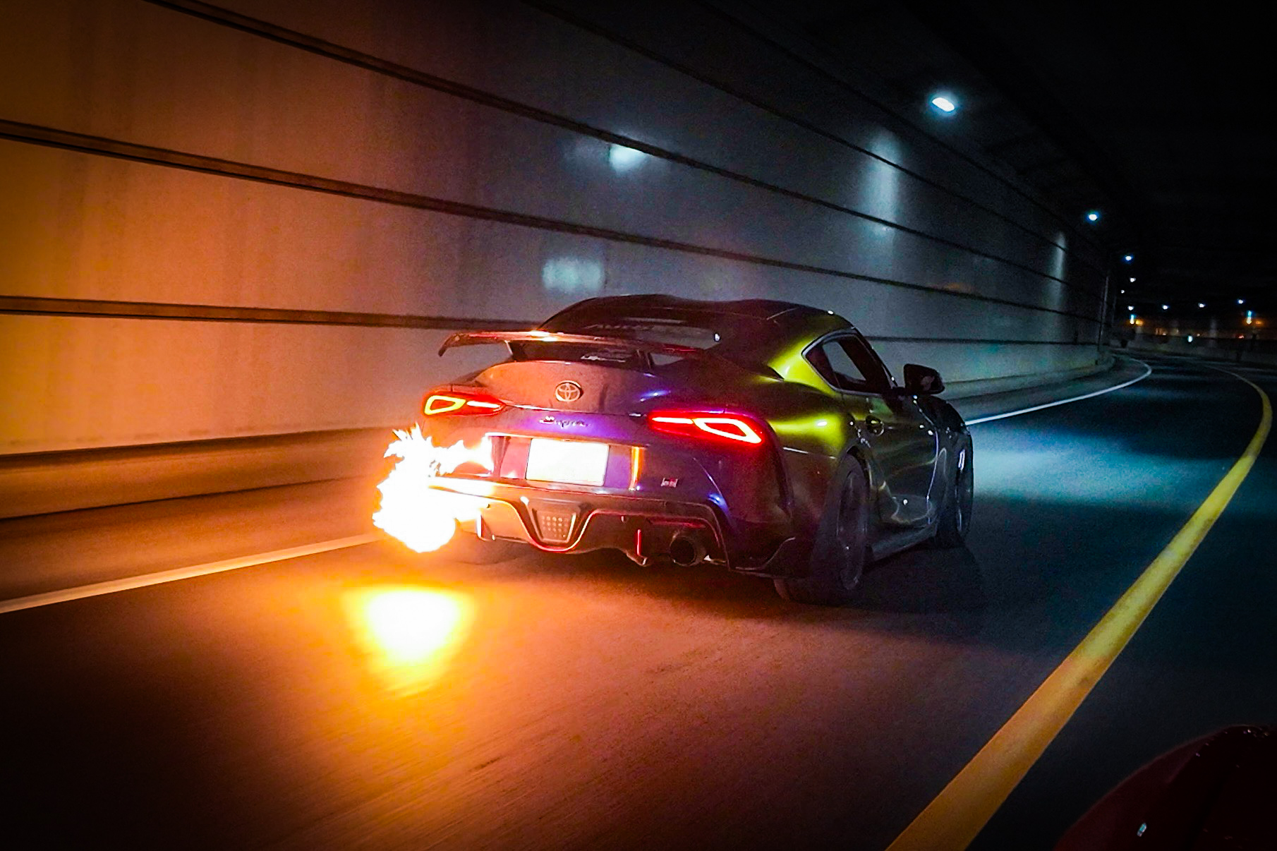 トヨタ GRスープラ A90 2022 アフターファイヤ バブリング Stage2 – mbFAST Tuning ECUチューニング施工