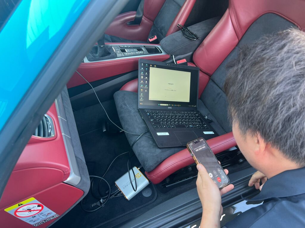 ECUチューニング作業中 AutoTuner