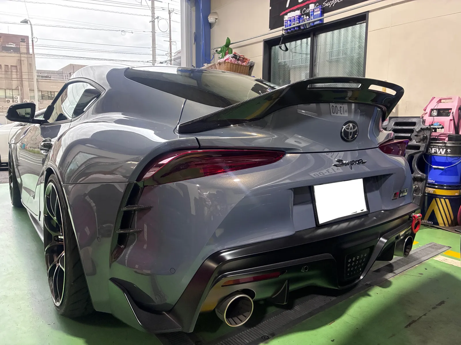 supra-a91-ecu-tuning-bubbling-2 – mbFAST Tuning スープラ A91 リア外観 バブリング施工車両